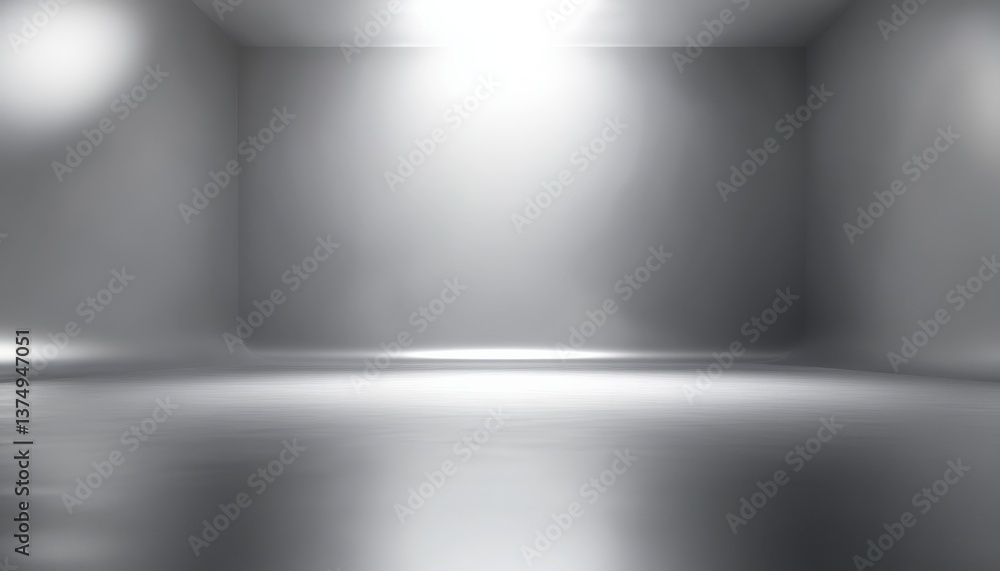 Poster empty gray studio background image