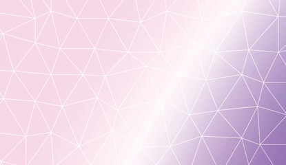 Fototapeta premium Low poly layout. For your idea, presentation, smart design Vector illustration. Creative gradient color.
