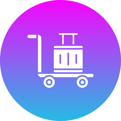Luggage Cart Icon