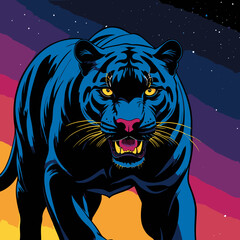 panther vector for design needs