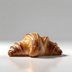 croissant on a white background