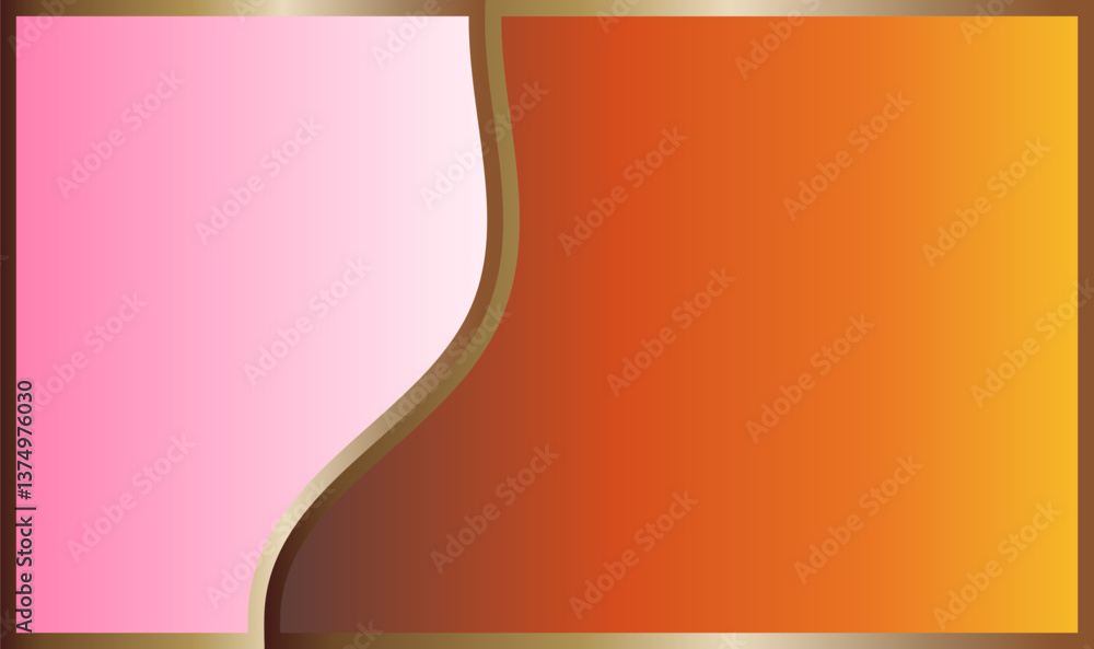 Poster abstract wavy red gradient color background. trendy template with elegant design concept for web cov