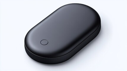 Modern Black Portable Charger