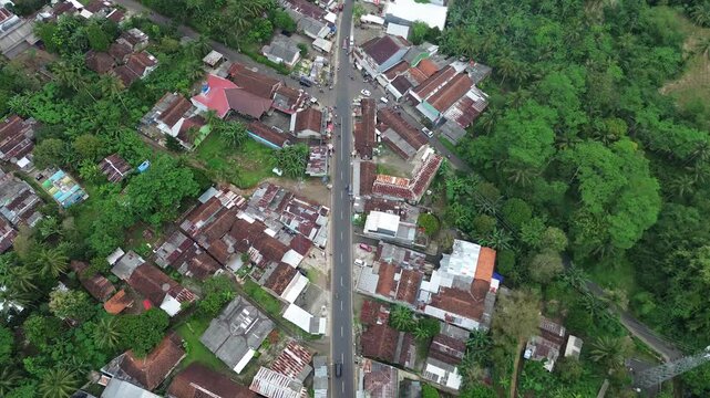 Everning view before breaking the fast at the pengadegan intersection