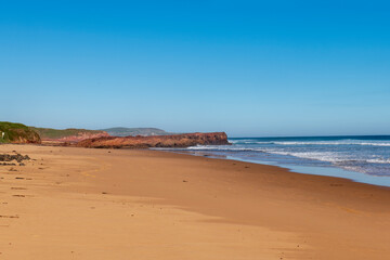 beach and sea Phillip Island Australia Forrest Caves low tide.