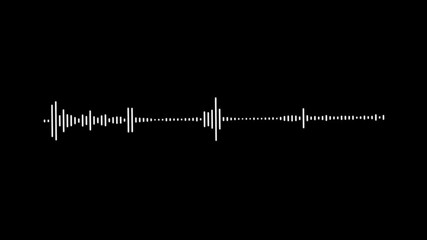 sound wave audio wave from isolated on black background. waveform equalizer and visualization of audio wave.
Sound waveform frequency. Black audio waves, Waveform Audio. Black sound waves animation