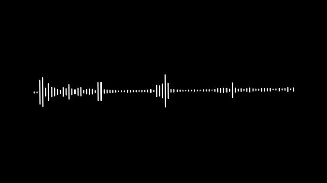sound wave audio wave from isolated on black background. waveform equalizer and visualization of audio wave.
Sound waveform frequency. Black audio waves, Waveform Audio. Black sound waves animation