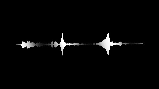 sound wave audio wave from isolated on black background. waveform equalizer and visualization of audio wave.
Sound waveform frequency. Black audio waves, Waveform Audio. Black sound waves animation