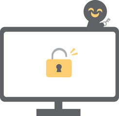 パソコンハッキング　犯罪　悪人