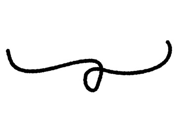 手描きの吹き出し04　あしらい02　ベクター