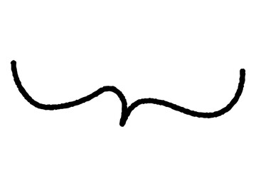 手描きの吹き出し04　あしらい03　ベクター