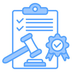 Legal Blue Icon