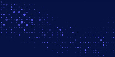 Fototapeta premium Dot white blue wave light screen gradient texture background. Abstract technology big data digital background. vector eps 10