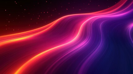 Obraz premium Abstract vibrant flowing lines (1)
