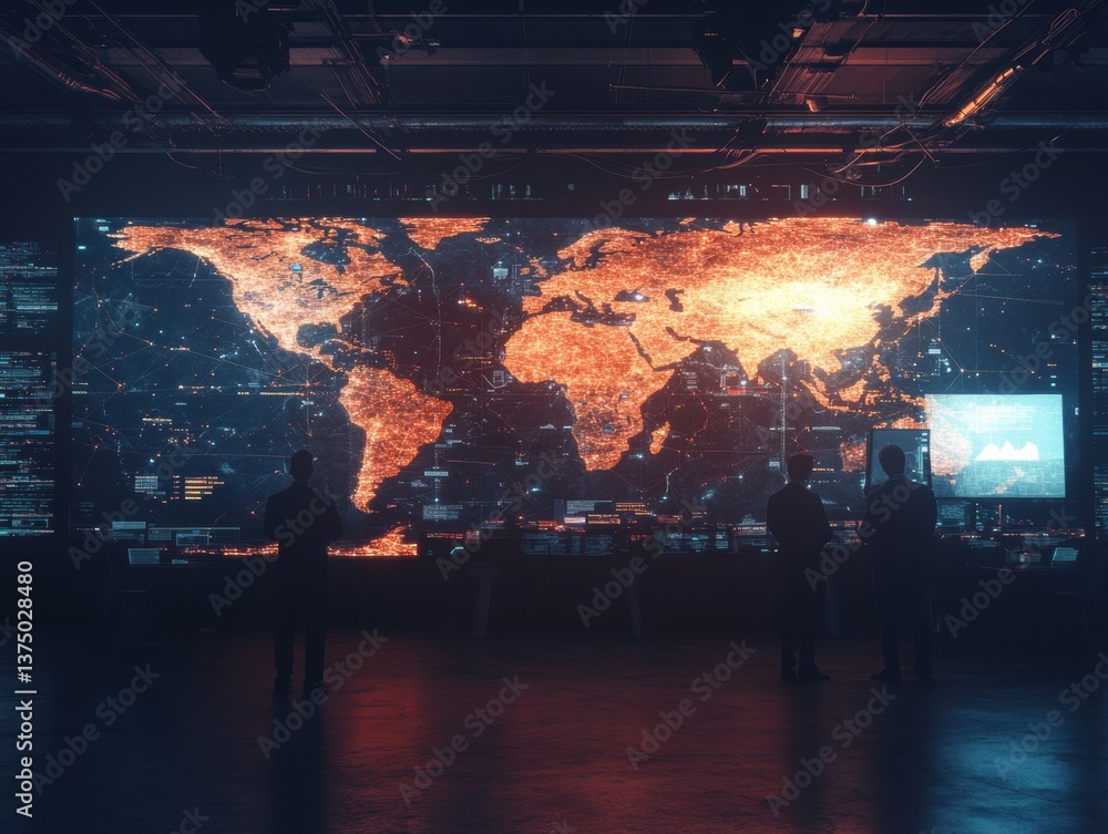 Poster Cybersecurity Fusion Immersive Global Defense Nexus with AI-Powered Geospatial Intelligence and Next-Generation Digital Threat Visualization Technology