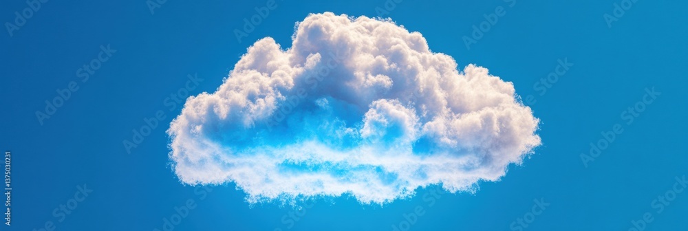 Poster climate tech visualization hyper-realistic cloud for predictive meteorology, environmental forecasti