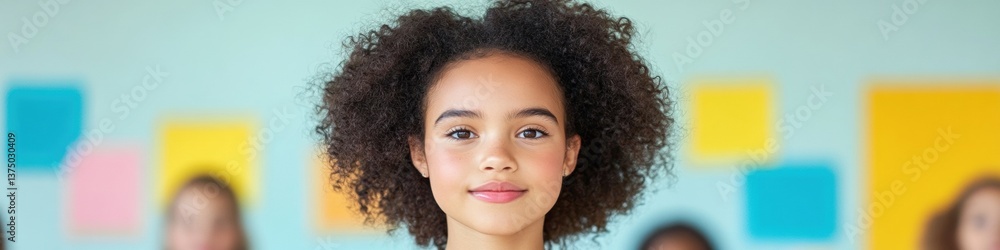 Poster Inclusive Classroom Diversity Portrait Gen Z Student Empowerment in Multicultural Educational Landscape - Authentic Representation and Inspirational Learning Environments