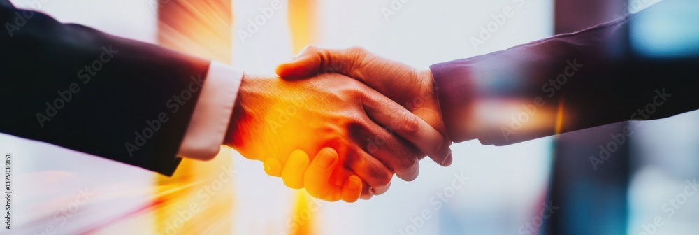 Poster Futuristic AI Collaboration Dynamic Human-Machine Partnership Visualizing Digital Transformation in Professional Risk Management and Strategic Innovation