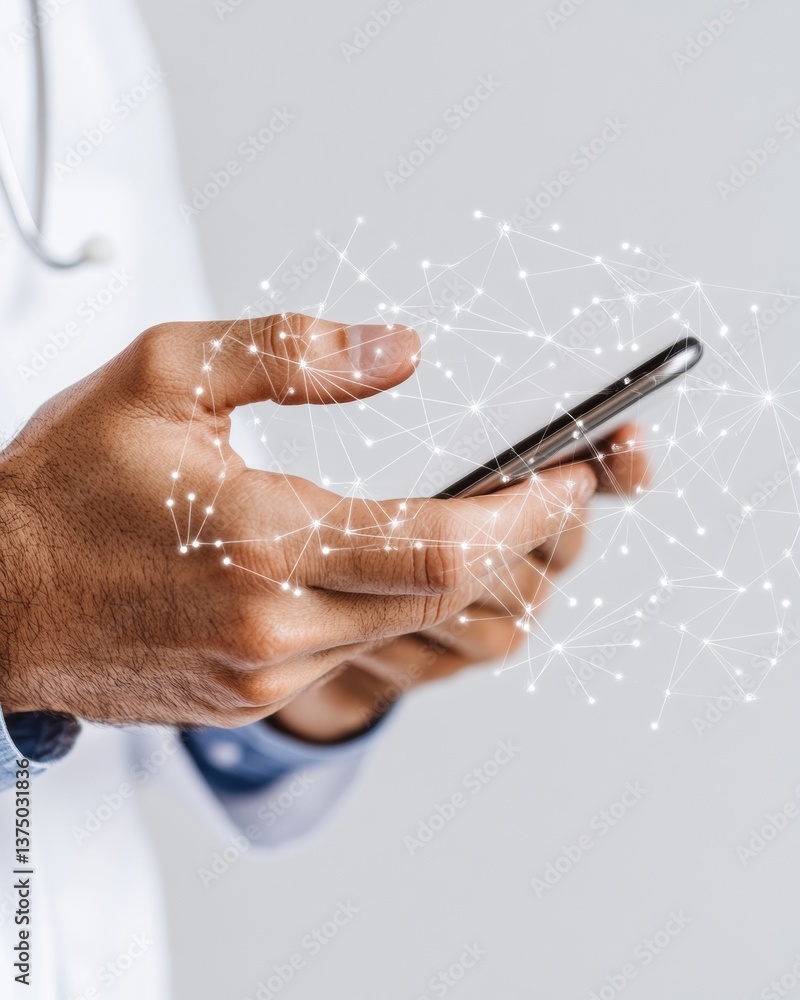 Poster Quantum Healthcare Connectivity AI-Powered Digital Scheduling Interface Transforming Professional Medical Workflow with Next-Gen Mobile Engagement Solutions
