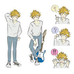 希望に向かって動き出そうとしている人物