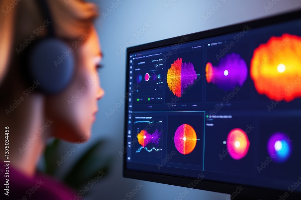 Poster Neurotech Visualization Immersive Data Analysis in Hybrid Workspaces - Next-Gen Professional Insights with AI-Powered Thermal Mapping and Digital Wellness Innovation
