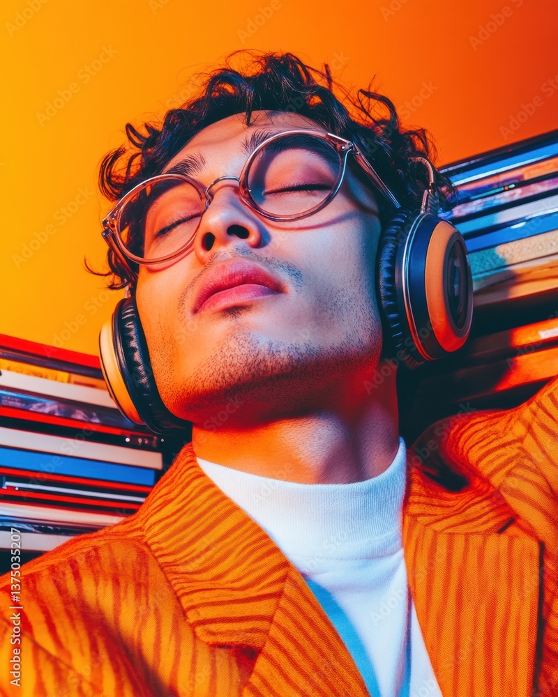Poster analog revival nostalgic audio experience for gen z creatives - immersive retro sound design and cul