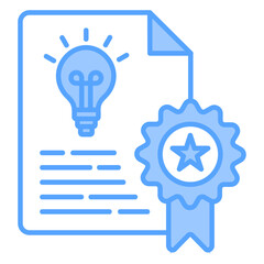 Patent Blue Colour Icon