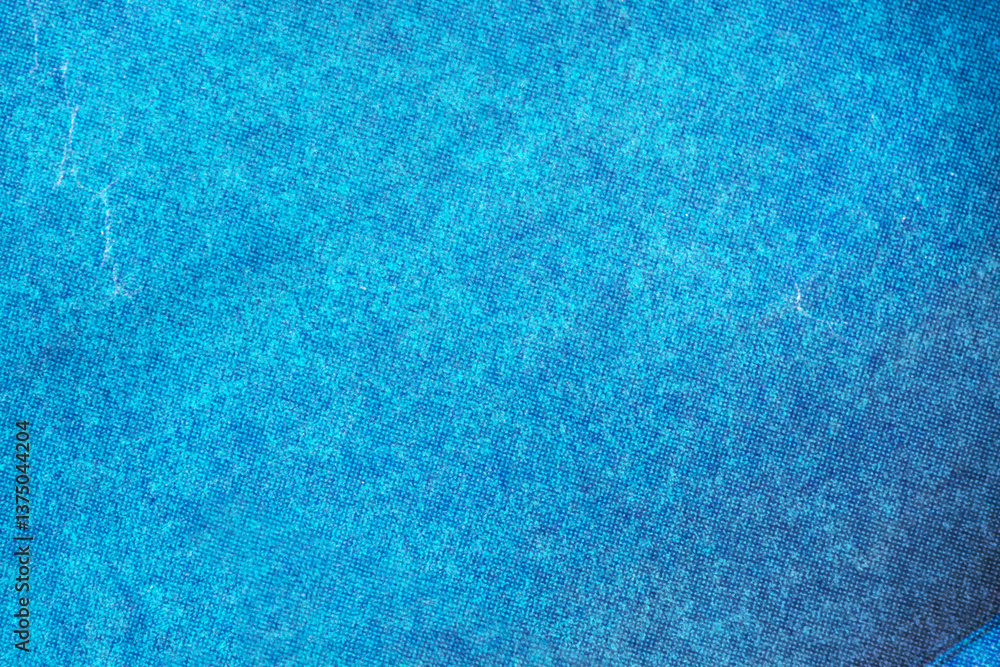 Poster grunge grainy blue background with faded grit noise texture. hand drawn overlay vector texture with 