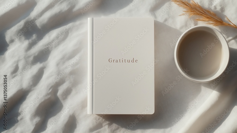 Aufkleber white notebook with the word 