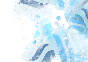 matériel d'illustration de fond abstrait dessiné à la main