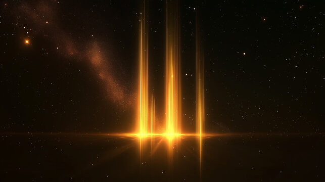 fireworks in the night sky