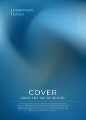 Obraz premium Soft Gradient cover Background – Abstract Modern Backdrop template for cover brochure annual report magazine