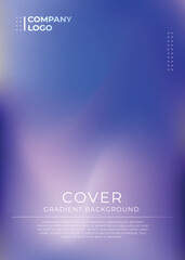 Fototapeta premium Soft Gradient cover Background – Abstract Modern Backdrop template for cover brochure annual report magazine
