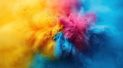 Obraz premium Vibrant Color Explosion: A Symphony of Hues