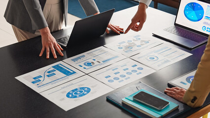 Group of business people meeting in office