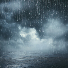 rain in the night