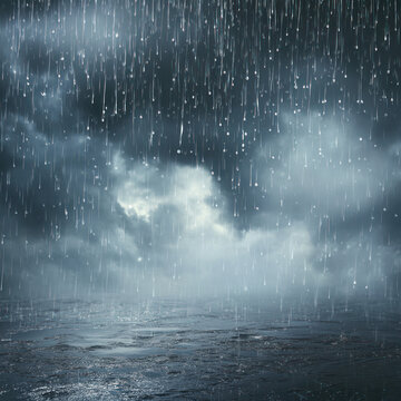 rain in the night
