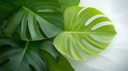 Lush green leaves