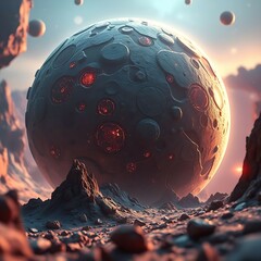 Abstract image of space