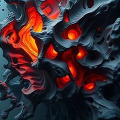 abstract red background
