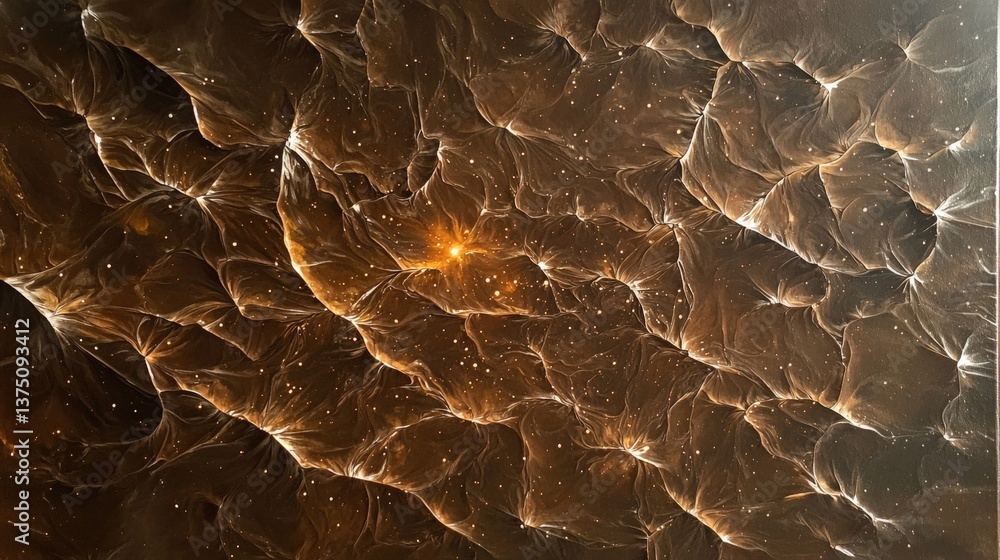 Poster an expansive view of a vast area of space highlighting the infinite depth and cosmic wonder above
