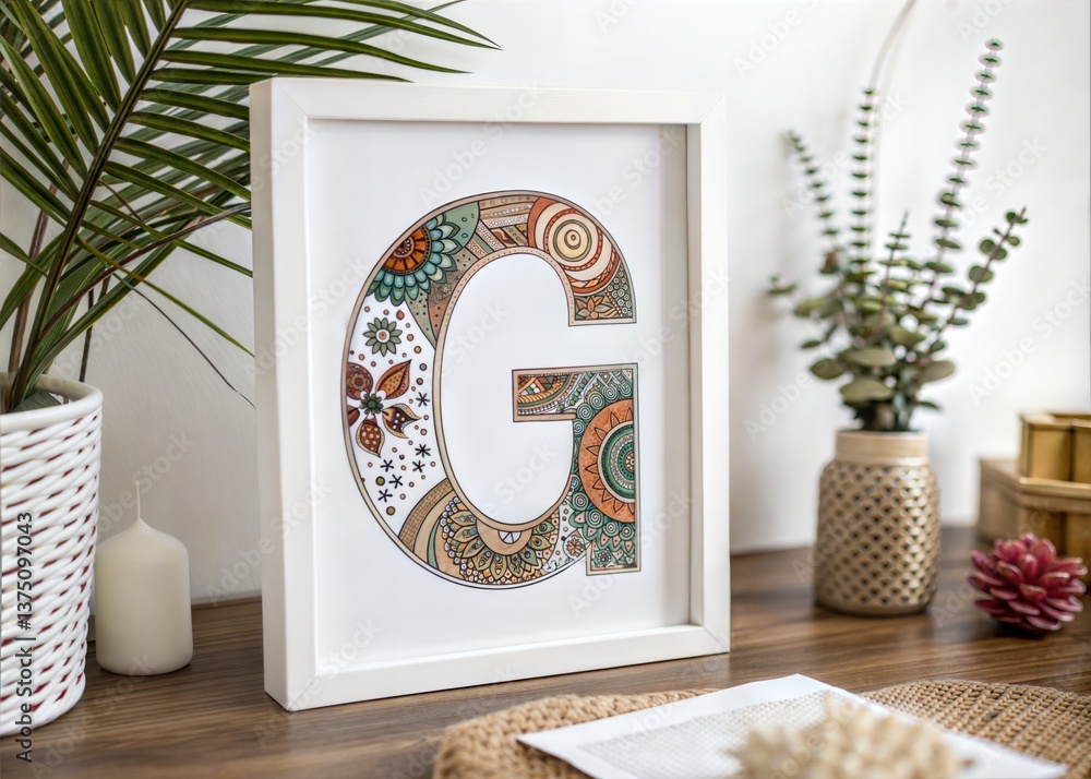 Fototapete isometric color letters. alphabet design - red letters on carbon fiber background. alphabet design w