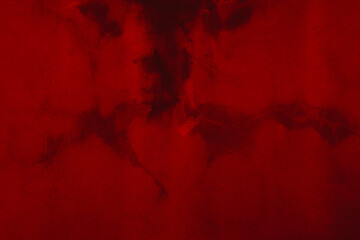 Grunge red abstract distress background or texture, horizontal shape for Christmas day and Halloween day
