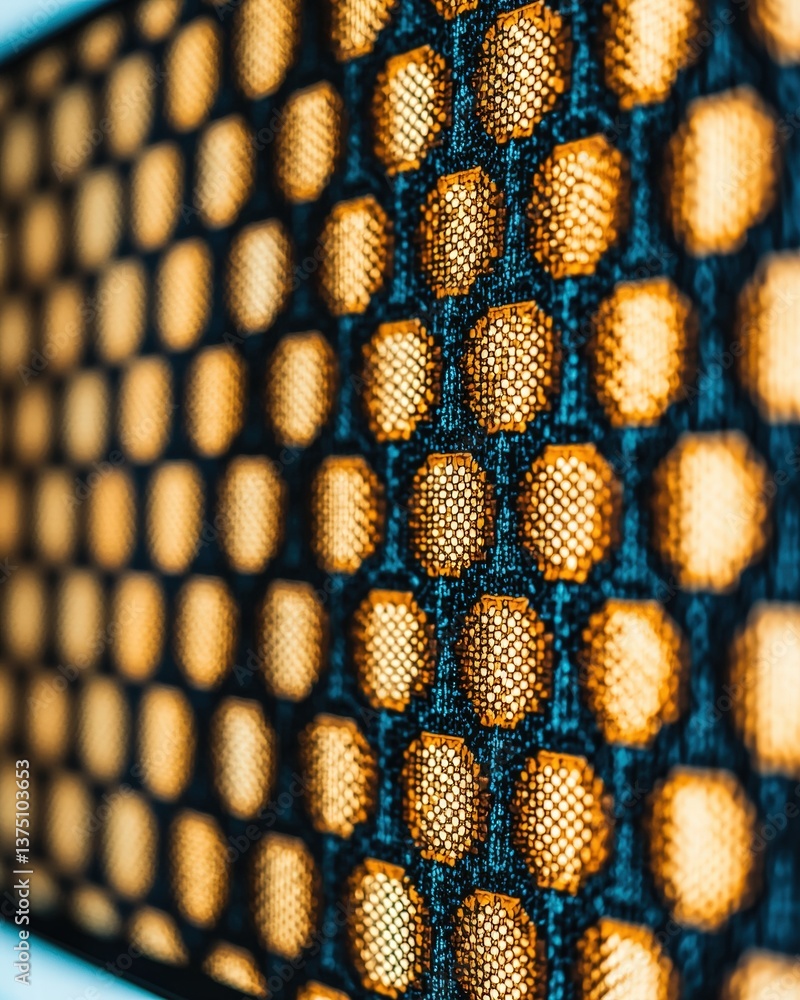 Poster simple wall adorned with a unique pattern adding character and style to the surrounding environment