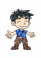 Fairy tale cartoon characters 