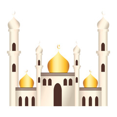 Modern Ramadan Mosque Gradient