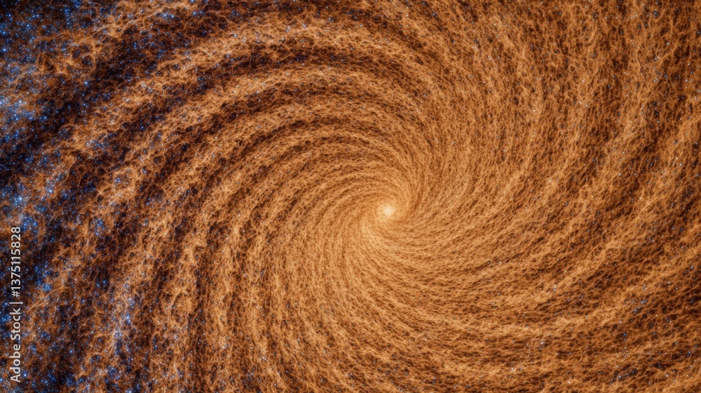Aufkleber captivating spiral galaxy with brilliant colors and dynamic structures visible in the cosmic expanse
