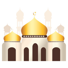 Modern Ramadan Mosque Gradient