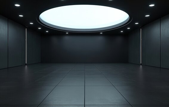 Modern Empty Conference Room - Powered by Adobe