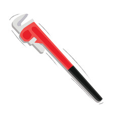  French And Spanish Type Pipe Wrench.